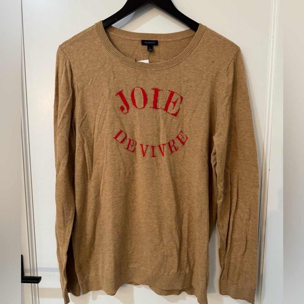 Joie De Vivre sweater, L